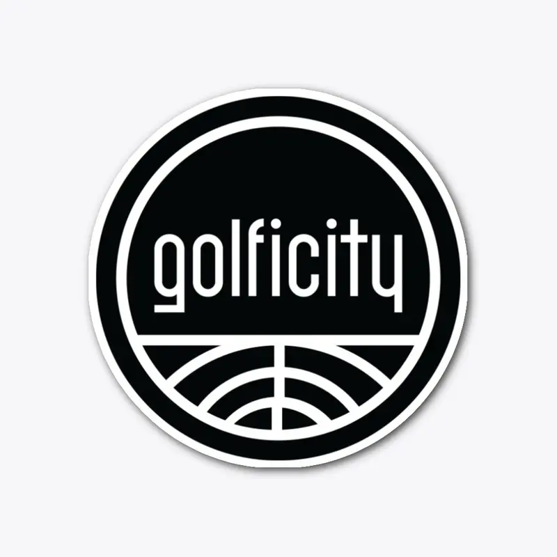 Retro Golficity Sticker